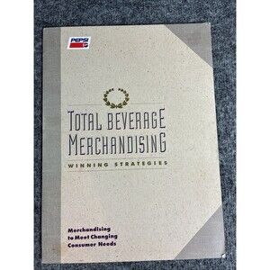 Pepsi Total Beverage Merchandising Book In Store Display Strategy Guide 1980s